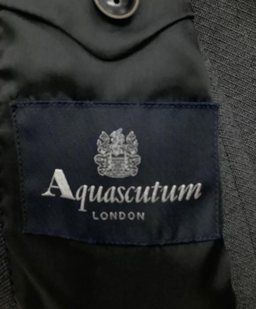 Aquascutum（アクアスキュータム）Aquascutum (アクアスキュータム) ジャージージャケット ブラック サイズ:36の古着・服飾アイテム