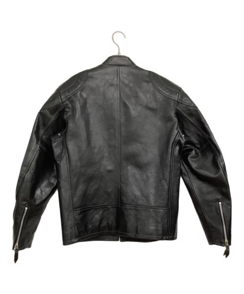 Schott（ショット）Schott (ショット) パデット シングルライダースジャケット ブラック サイズ:Lの古着・服飾アイテム