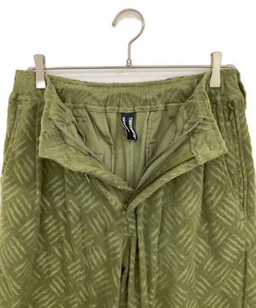 TIGHTBOOTH PRODUCTION（タイトブースプロダクション）TIGHTBOOTH PRODUCTION (タイトブースプロダクション) CHECKER PLATE BIG SHORTS グリーン サイズ:Lの古着・服飾アイテム