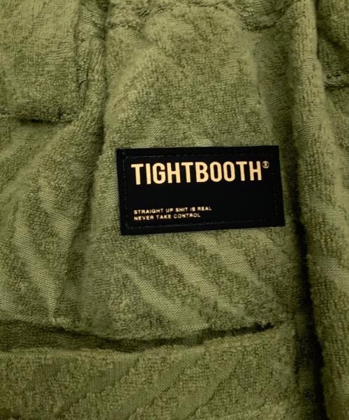 TIGHTBOOTH PRODUCTION（タイトブースプロダクション）TIGHTBOOTH PRODUCTION (タイトブースプロダクション) CHECKER PLATE BIG SHORTS グリーン サイズ:Lの古着・服飾アイテム