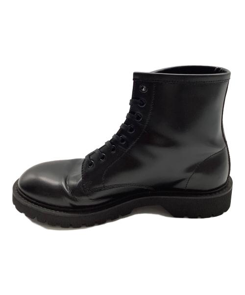 Saint Laurent Paris（サンローランパリ）Saint Laurent Paris (サンローランパリ) レースアップブーツ ブラック サイズ:42の古着・服飾アイテム