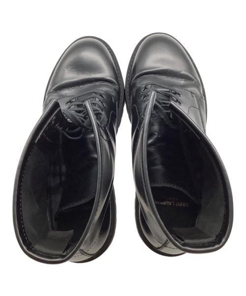 Saint Laurent Paris（サンローランパリ）Saint Laurent Paris (サンローランパリ) レースアップブーツ ブラック サイズ:42の古着・服飾アイテム