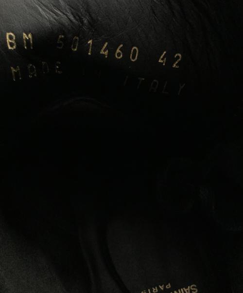 Saint Laurent Paris（サンローランパリ）Saint Laurent Paris (サンローランパリ) レースアップブーツ ブラック サイズ:42の古着・服飾アイテム