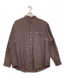 SUPREME（シュプリーム）の古着「Loose Fit Oxford Shirt」｜ブラウン×ピンク