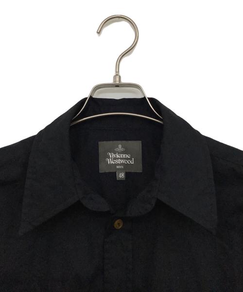 Vivienne Westwood man（ヴィヴィアン ウェストウッド マン）Vivienne Westwood man (ヴィヴィアン ウェストウッド マン) 長袖シャツ ブラック サイズ:48の古着・服飾アイテム