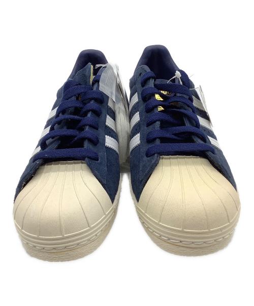 adidas（アディダス）adidas (アディダス) SUPERSTAR 80s DLX SUEDE ブルー×ホワイト サイズ:US6 未使用品の古着・服飾アイテム