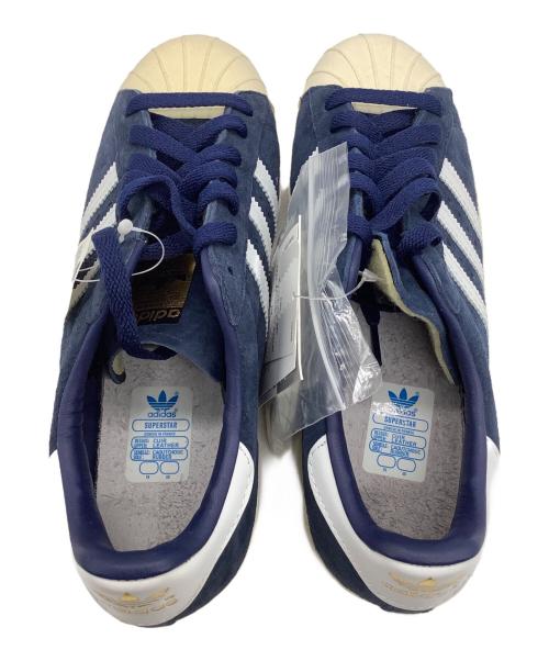 adidas（アディダス）adidas (アディダス) SUPERSTAR 80s DLX SUEDE ブルー×ホワイト サイズ:US6 未使用品の古着・服飾アイテム