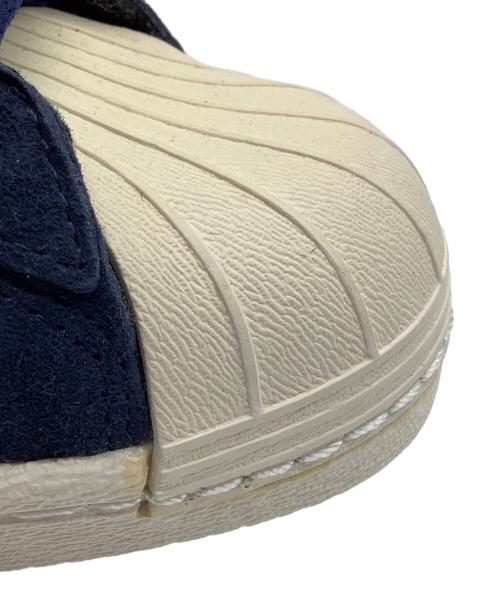adidas（アディダス）adidas (アディダス) SUPERSTAR 80s DLX SUEDE ブルー×ホワイト サイズ:US6 未使用品の古着・服飾アイテム