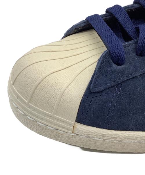 adidas（アディダス）adidas (アディダス) SUPERSTAR 80s DLX SUEDE ブルー×ホワイト サイズ:US6 未使用品の古着・服飾アイテム