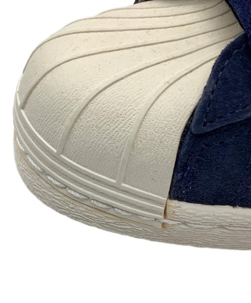 adidas（アディダス）adidas (アディダス) SUPERSTAR 80s DLX SUEDE ブルー×ホワイト サイズ:US6 未使用品の古着・服飾アイテム