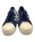 中古・古着 adidas (アディダス) SUPERSTAR 80s DLX SUEDE ブルー×ホワイト サイズ:US6 未使用品：10000円
