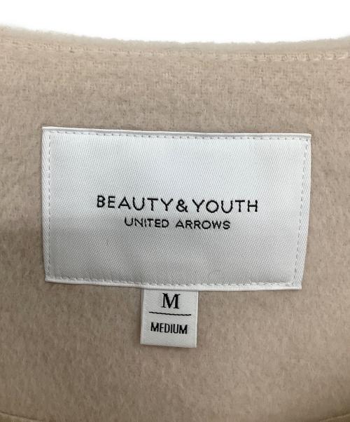 BEAUTY&YOUTH（ビューティーアンドユース）BEAUTY&YOUTH (ビューティーアンドユース) ノーカラージャケット ピンク サイズ:M 未使用品の古着・服飾アイテム
