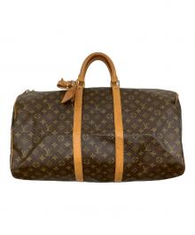 LOUIS VUITTON（ルイ ヴィトン）の古着「キーポル・バンドリエール55」｜ブラウン
