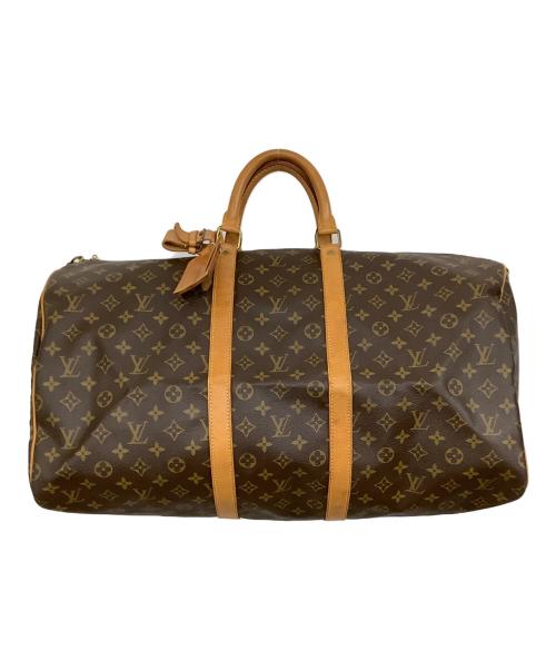 LOUIS VUITTON（ルイ ヴィトン）LOUIS VUITTON (ルイ ヴィトン) キーポル・バンドリエール55 ブラウンの古着・服飾アイテム
