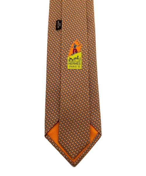HERMES（エルメス）HERMES (エルメス) ネクタイ オレンジ サイズ:-の古着・服飾アイテム