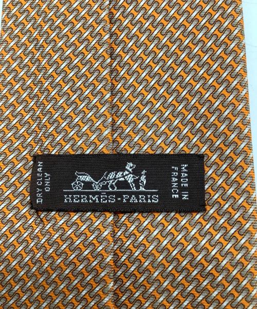 HERMES（エルメス）HERMES (エルメス) ネクタイ オレンジ サイズ:-の古着・服飾アイテム
