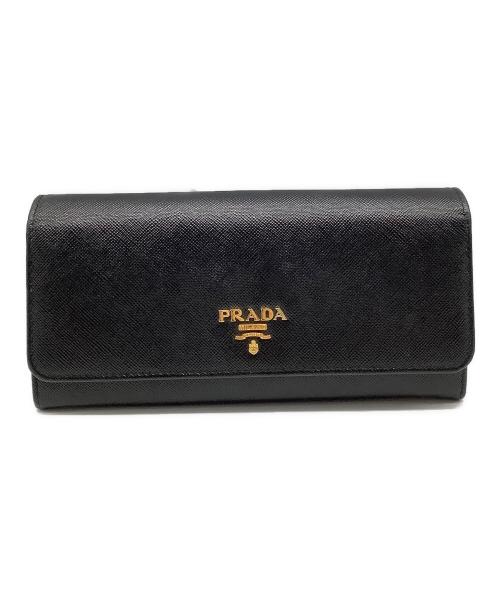PRADA（プラダ）PRADA (プラダ) サフィアーノレザー ブラックの古着・服飾アイテム