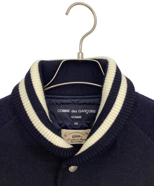 COMME des GARCONS HOMME（コムデギャルソン オム）COMME des GARCONS HOMME (コムデギャルソン オム) gim (ジム) スタジャン ネイビー サイズ:XSの古着・服飾アイテム
