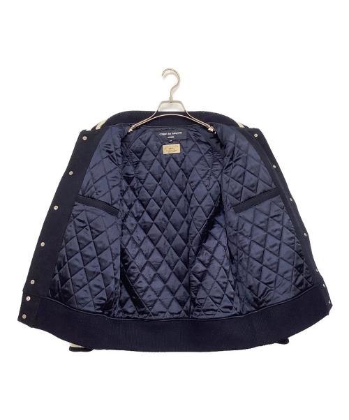 COMME des GARCONS HOMME（コムデギャルソン オム）COMME des GARCONS HOMME (コムデギャルソン オム) gim (ジム) スタジャン ネイビー サイズ:XSの古着・服飾アイテム