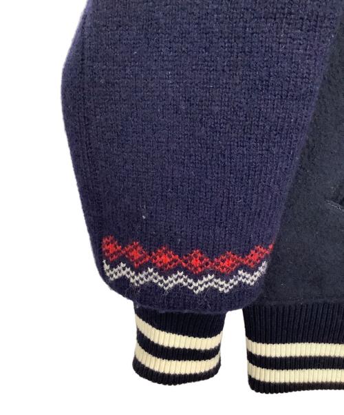 COMME des GARCONS HOMME（コムデギャルソン オム）COMME des GARCONS HOMME (コムデギャルソン オム) gim (ジム) スタジャン ネイビー サイズ:XSの古着・服飾アイテム