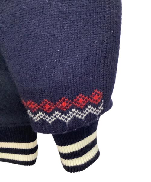 COMME des GARCONS HOMME（コムデギャルソン オム）COMME des GARCONS HOMME (コムデギャルソン オム) gim (ジム) スタジャン ネイビー サイズ:XSの古着・服飾アイテム