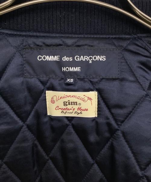 COMME des GARCONS HOMME（コムデギャルソン オム）COMME des GARCONS HOMME (コムデギャルソン オム) gim (ジム) スタジャン ネイビー サイズ:XSの古着・服飾アイテム