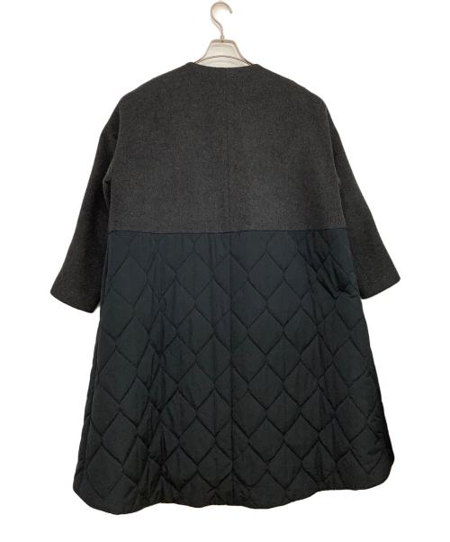 ENFOLD（エンフォルド）ENFOLD (エンフォルド) ノーカラーコート グレー サイズ:36の古着・服飾アイテム