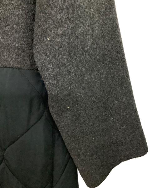 ENFOLD（エンフォルド）ENFOLD (エンフォルド) ノーカラーコート グレー サイズ:36の古着・服飾アイテム