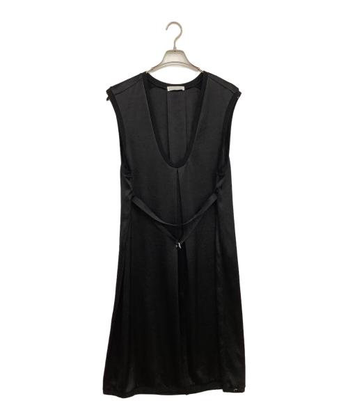 soutiencollar（ステンカラー）soutiencollar (ステンカラー) ノースリーブ・キャミソールワンピース ブラック サイズ:38の古着・服飾アイテム