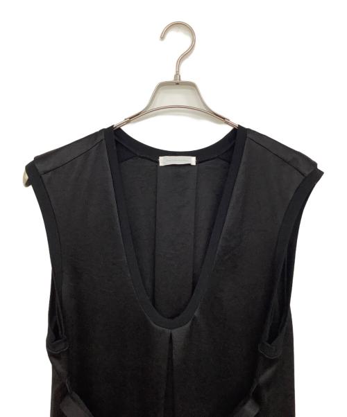soutiencollar（ステンカラー）soutiencollar (ステンカラー) ノースリーブ・キャミソールワンピース ブラック サイズ:38の古着・服飾アイテム