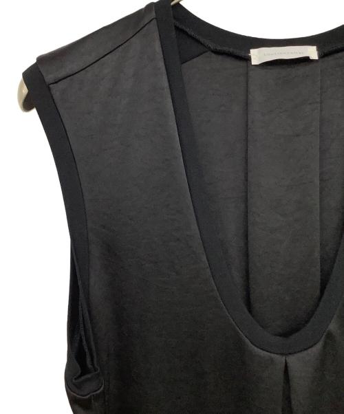 soutiencollar（ステンカラー）soutiencollar (ステンカラー) ノースリーブ・キャミソールワンピース ブラック サイズ:38の古着・服飾アイテム