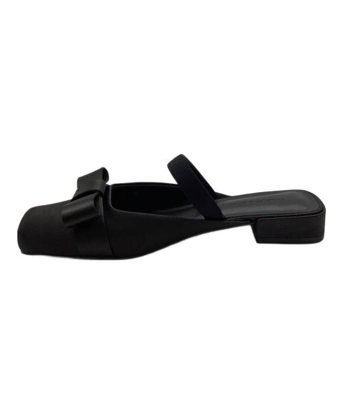 CHARLES & KEITH（チャールズアンドキース）CHARLES & KEITH (チャールズアンドキース) Brantley ブラントリー ボウ ミュール ブラック サイズ:39の古着・服飾アイテム