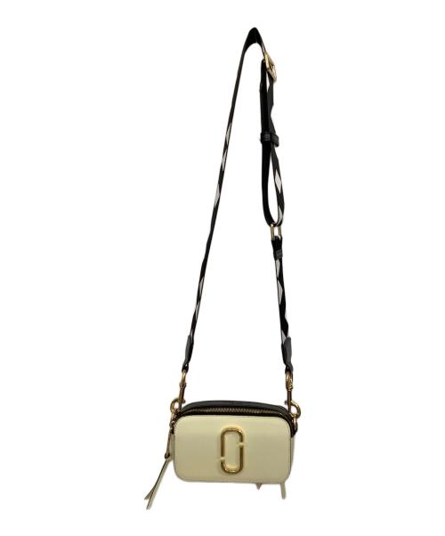 MARC JACOBS（マークジェイコブス）MARC JACOBS (マークジェイコブス) スナップショット ホワイト×ブラックの古着・服飾アイテム