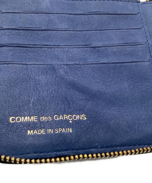 COMME des GARCONS（コムデギャルソン）COMME des GARCONS (コムデギャルソン) 2つ折り財布 ブルーの古着・服飾アイテム