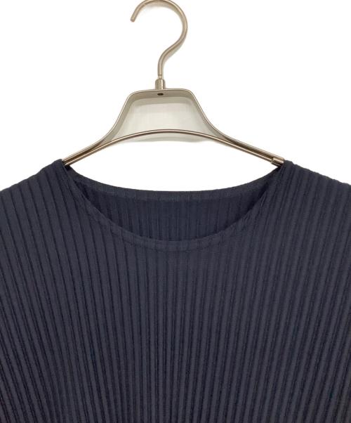 HOMME PLISSE ISSEY MIYAKE（オム プリッセ イッセイ ミヤケ）HOMME PLISSE ISSEY MIYAKE (オム プリッセ イッセイ ミヤケ) 長袖カットソー ネイビー サイズ:2の古着・服飾アイテム