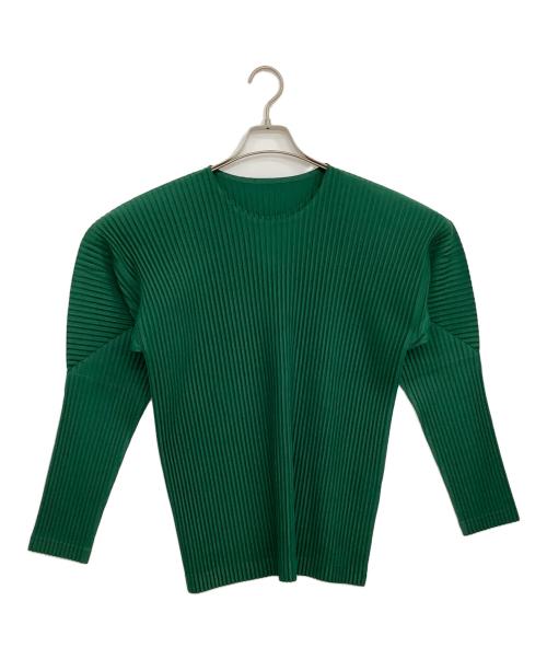 HOMME PLISSE ISSEY MIYAKE（オム プリッセ イッセイ ミヤケ）HOMME PLISSE ISSEY MIYAKE (オム プリッセ イッセイ ミヤケ) TYP-O 009 グリーン サイズ:3の古着・服飾アイテム