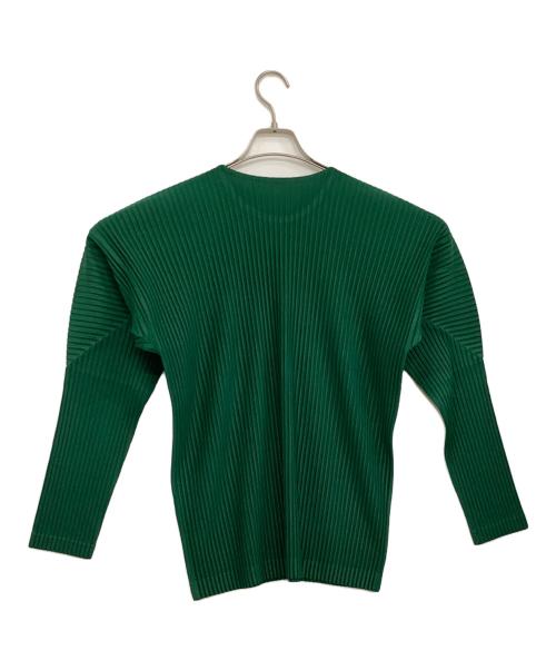 HOMME PLISSE ISSEY MIYAKE（オム プリッセ イッセイ ミヤケ）HOMME PLISSE ISSEY MIYAKE (オム プリッセ イッセイ ミヤケ) TYP-O 009 グリーン サイズ:3の古着・服飾アイテム