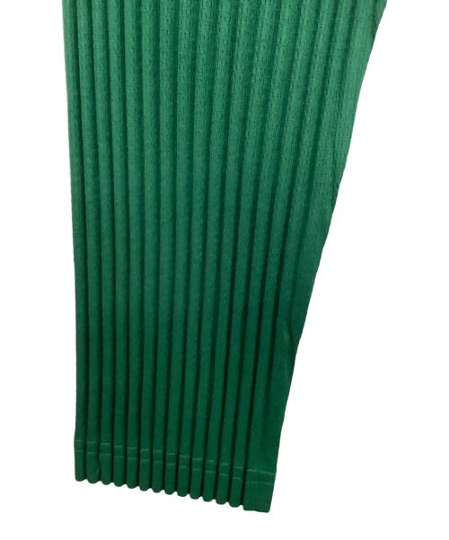 HOMME PLISSE ISSEY MIYAKE（オム プリッセ イッセイ ミヤケ）HOMME PLISSE ISSEY MIYAKE (オム プリッセ イッセイ ミヤケ) TYP-O 009 グリーン サイズ:3の古着・服飾アイテム