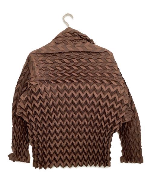 A-POC ABLE ISSEY MIYAKE（エイポック エイブル イッセイ ミヤケ）A-POC ABLE ISSEY MIYAKE (エイポック エイブル イッセイ ミヤケ) TYP-O 009 ブラウン サイズ:1の古着・服飾アイテム