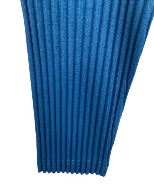 HOMME PLISSE ISSEY MIYAKE（オム プリッセ イッセイ ミヤケ）HOMME PLISSE ISSEY MIYAKE (オム プリッセ イッセイ ミヤケ) 長袖カットソー ブルー サイズ:3 未使用品の古着・服飾アイテム