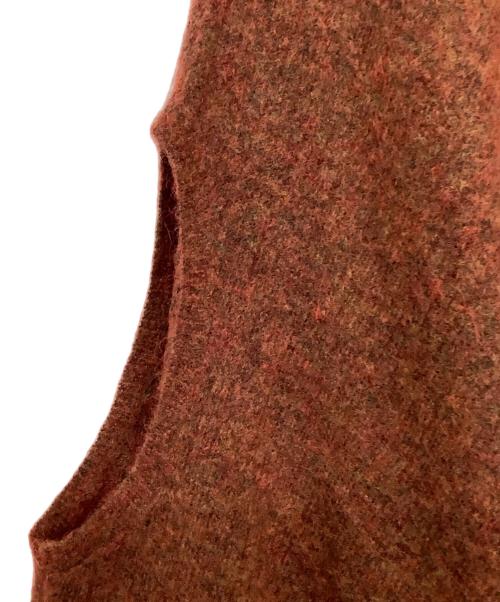 TABASA（タバサ）TABASA (タバサ) ストレッチモヘアポンチョ レッド サイズ:-の古着・服飾アイテム