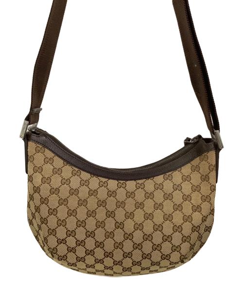 GUCCI（グッチ）GUCCI (グッチ) GG ショルダーバッグ ブラウンの古着・服飾アイテム