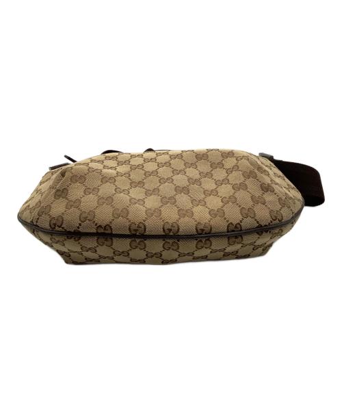GUCCI（グッチ）GUCCI (グッチ) GG ショルダーバッグ ブラウンの古着・服飾アイテム