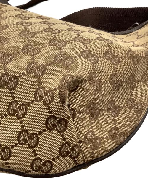 GUCCI（グッチ）GUCCI (グッチ) GG ショルダーバッグ ブラウンの古着・服飾アイテム