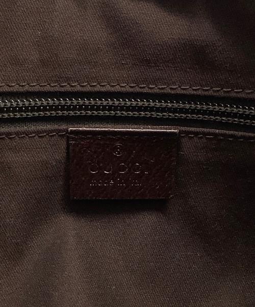 GUCCI（グッチ）GUCCI (グッチ) GG ショルダーバッグ ブラウンの古着・服飾アイテム