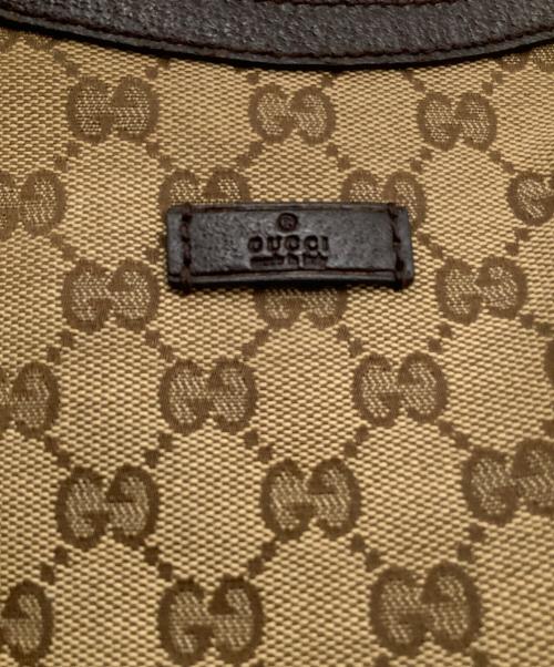 GUCCI（グッチ）GUCCI (グッチ) GG ショルダーバッグ ブラウンの古着・服飾アイテム