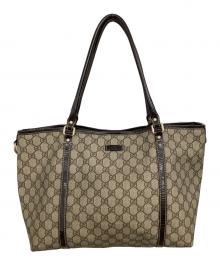 GUCCI（グッチ）の古着「GGスプリーム トートバッグ」｜ベージュ