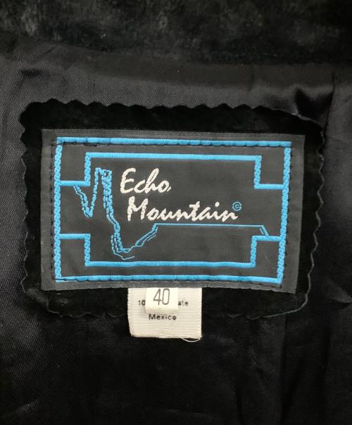 ECHO MOUNTAIN（エコーマウンテン）ECHO MOUNTAIN (エコーマウンテン) フリンジレザージャケット ブラック サイズ:40の古着・服飾アイテム