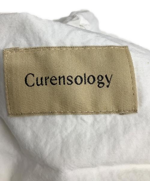 Curensology（カレンソロジー）Curensology (カレンソロジー) コットンリネンドロストパンツ ホワイト サイズ:Fの古着・服飾アイテム