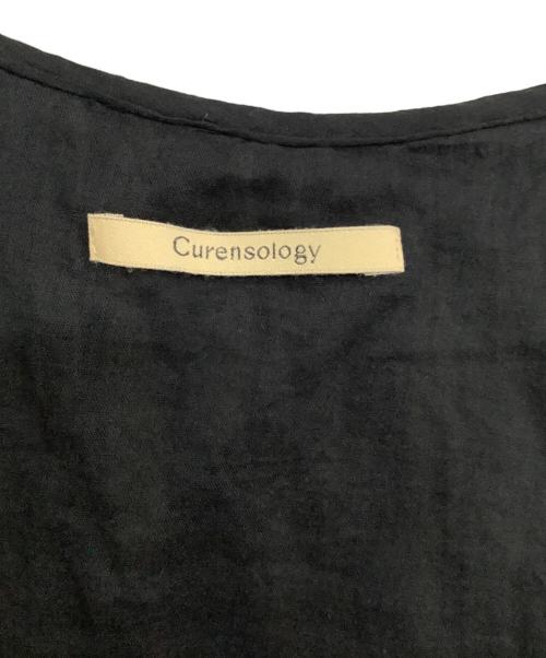 Curensology（カレンソロジー）Curensology (カレンソロジー) カディライク ケープブラウス ブラック サイズ:F 未使用品の古着・服飾アイテム